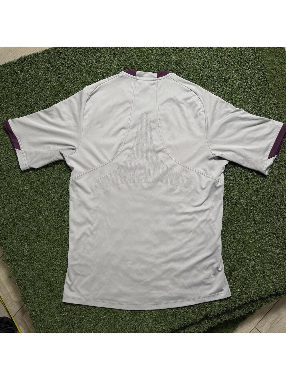 Adidas Referee 12 Short Sleeve Jersey Men Size L Soccer Climacool Gray Pockets - Picture 2 of 9